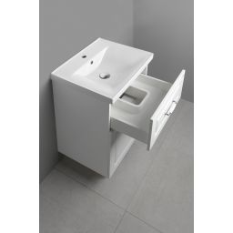Aqualine Favolo szafka 51 cm podumywalkowa wisząca biały mat FV255