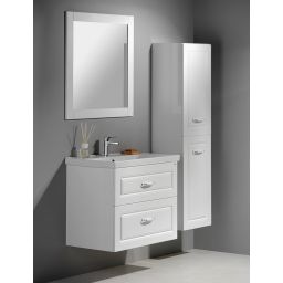 Aqualine Favolo szafka 76 cm podumywalkowa wisząca biały mat FV280