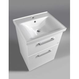 Aqualine Vega szafka 51 cm podumywalkowa wisząca biała VG053