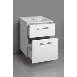 Aqualine Vega szafka 51 cm podumywalkowa wisząca biała VG053