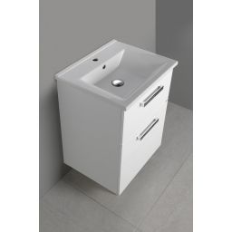 Aqualine Vega szafka 62 cm podumywalkowa wisząca biała VG063