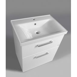 Aqualine Vega szafka 62 cm podumywalkowa wisząca biała VG063