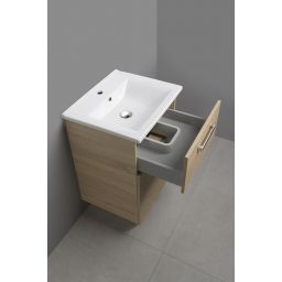 Aqualine Vega szafka 51 cm podumywalkowa wisząca dąb platin VG853