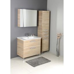 Aqualine Vega szafka 72 cm podumywalkowa wisząca dąb platin VG873