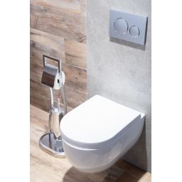 AWD Interior Zumba deska sedesowa wolnoopadająca biała AWD02181691