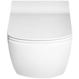 Creavit Glanc miska WC wisząca bez kołnierza biała GC321