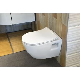 Creavit Paula miska WC wisząca biała TP325