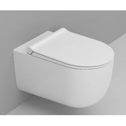 Ceramica Dolomite Mirto Round miska WC wisząca bez kołnierza biały połysk D475701