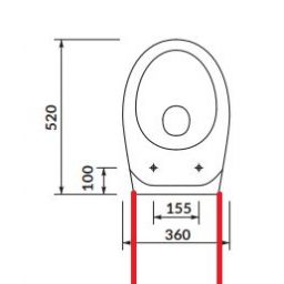Mito Delfi miska WC wisząca biały K11-0021