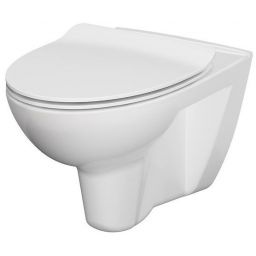 Cersanit Parva miska WC wisząca bez kołnierza biały K27-061