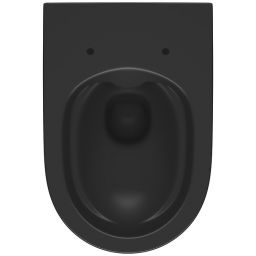 Cersanit Larga miska WC z deską wolnoopadającą wisząca bez kołnierza antracyt mat S701-610