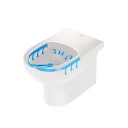 Duravit No.1 miska WC stojąca Rimless biała 20090900002