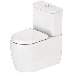 Duravit Qatego miska WC kompakt stojąca Rimless biały połysk 2021090000