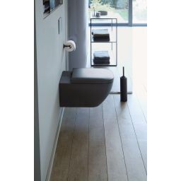 Duravit Happy D.2 miska WC wisząca bez kołnierza antracyt mat 222209AD00
