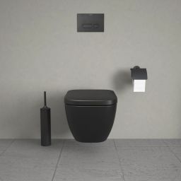 Duravit Happy D.2 miska WC wisząca bez kołnierza antracyt mat 222209AD00