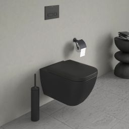 Duravit Happy D.2 miska WC wisząca bez kołnierza antracyt mat 222209AD00