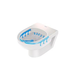 Duravit No.1 Compact miska WC wisząca Rimless HygieneGlaze biała 25750920002