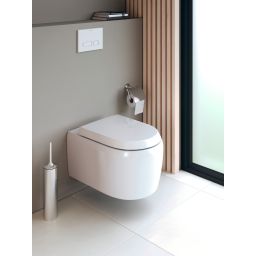 Duravit Qatego miska WC wisząca bez kołnierza biały połysk 2583090000