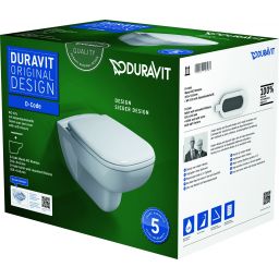 Duravit D-Code miska WC z deską wolnoopadającą 45700900A1