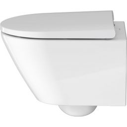 Duravit D-Neo miska WC z deską wolnoopadającą wisząca bez kołnierza biały 45880900A1