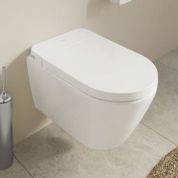 Duravit SensoWash D-Neo Compact miska WC wisząca HygieneGlaze z deską myjącą biały połysk 654000012004300