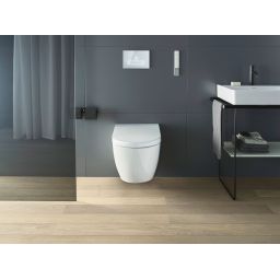 Duravit SensoWash Starck f Plus Compact miska WC Rimless wisząca z deską sedesową myjącą biała 650000012004320