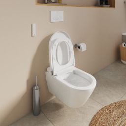 Duravit SensoWash D-Neo Compact miska WC wisząca HygieneGlaze z deską myjącą biały połysk 654000012004300