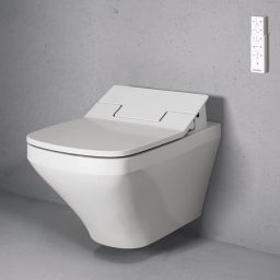 Duravit DuraStyle miska WC Rimless z deską myjącą SensoWash Slim białą 631001002004300