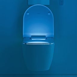 Duravit DuraStyle miska WC Rimless z deską myjącą SensoWash Slim białą 631001002004300