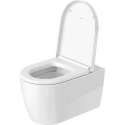 Duravit ME by Starck miska WC wisząca Rimless z deską sedesową wolnoopadającą WonderGliss biały 45290900A11