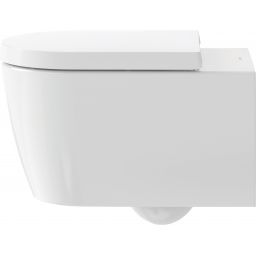 Duravit ME by Starck miska WC wisząca Rimless z deską sedesową wolnoopadającą WonderGliss biały 45290900A11