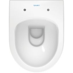 Duravit No. 1 miska WC z deską wolnoopadającą wisząca bez kołnierza biały 45750900A1