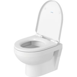 Duravit No. 1 miska WC z deską wolnoopadającą wisząca bez kołnierza biały 45750900A1