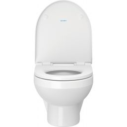 Duravit No. 1 miska WC z deską wolnoopadającą wisząca bez kołnierza biały 45750900A1