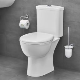 Grohe Bau Ceramic zestaw kompakt WC z deską wolnoopadającą biały 39347000