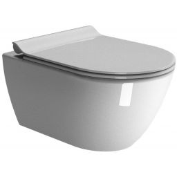 GSI Pura miska WC wisząca bez kołnierza Swirlflush ExtraGlaze biała 881611