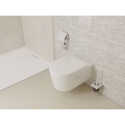 Hansgrohe EluPura S miska WC wisząca bez kołnierza ze spłukiwaniem wirowym biały połysk 60343450