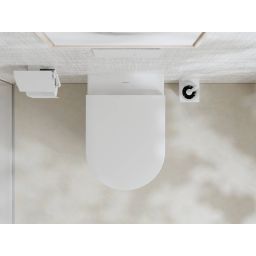 Hansgrohe EluPura S miska WC wisząca bez kołnierza ze spłukiwaniem wirowym biały połysk 60343450