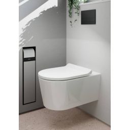Hansgrohe EluPura S miska WC wisząca bez kołnierza ze spłukiwaniem wirowym biały połysk 60343450