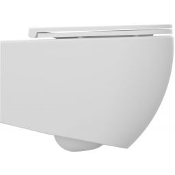 Isvea Infinity miska WC wisząca bez kołnierza biały mat 10NF02004-2L