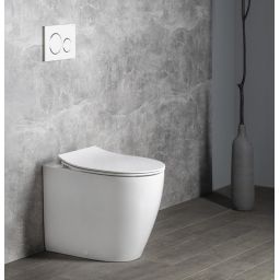 Isvea Sentimenti miska WC stojąca bez kołnierza biały 10SM10004SV