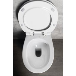 Isvea Sentimenti miska WC stojąca bez kołnierza biały 10SM10004SV