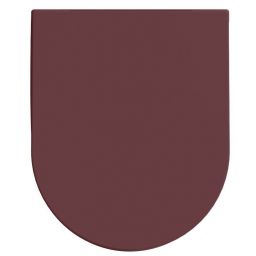 Isvea Infinity deska sedesowa wolnoopadająca Slim maroon red mat 40KF0543I-S