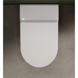 Kludi Cleantronic toaleta myjąca wisząca bez kołnierza ze spłukiwaniem wirowym biała 16WCW0143