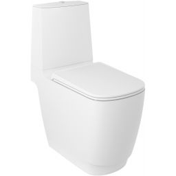 Kludi Resa S miska kompakt WC ze spłukiwaniem wirowym biały mat 27WCB0253