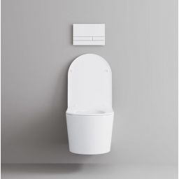 Kronenbach Tube miska WC wisząca ze spłukiwaniem wirowym biały KB100080WG