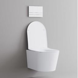 Kronenbach Tube miska WC wisząca ze spłukiwaniem wirowym biały KB100080WG