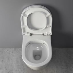 Kronenbach Tube miska WC wisząca bez kołnierza biały KB15100TU