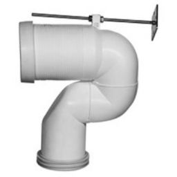 Kerasan kolanko do odpływu biały 761901