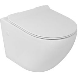LaVita Sofi Slim miska WC z deską wolnoopadającą wisząca bez kołnierza biały połysk